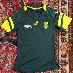 South Africa rugby World Cup jersey, Asics, kids small